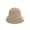 Beige, variant on Yesbay Women Summer Woven Straw Bucket Sun Hat Foldable Wide Brim Hollow Breathable Sunscreen Beach Hat