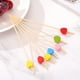 thumbnail image 3 of Uxcell 100Pcs Palillos de cóctel en forma de corazón de bambú para bebidas, alimentos y frutas, verde, 3 of 6