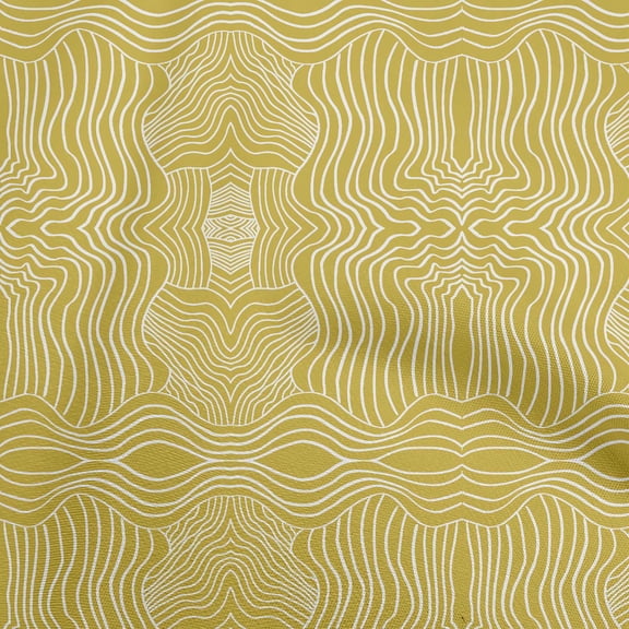 oneOone Cotton Poplin Twill Lime Green Fabric Moire Quilting Supplies Print Sewing Fabric By The Yard 56 Inch Wide
