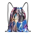 thumbnail image 1 of Pofeuu Monster High for Water-Resistant 210D Drawstring Bag Compact Foldable Design Gym Yoga Travel Essentials Lightweight Carryall-Small, 1 of 6