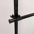 thumbnail image 6 of 2 Tier Clothing Racks for Hanging Clothes, Dual-Bar Garment Racks, Adjustable Height Clothes Hanger Racks, Black, 6 of 10