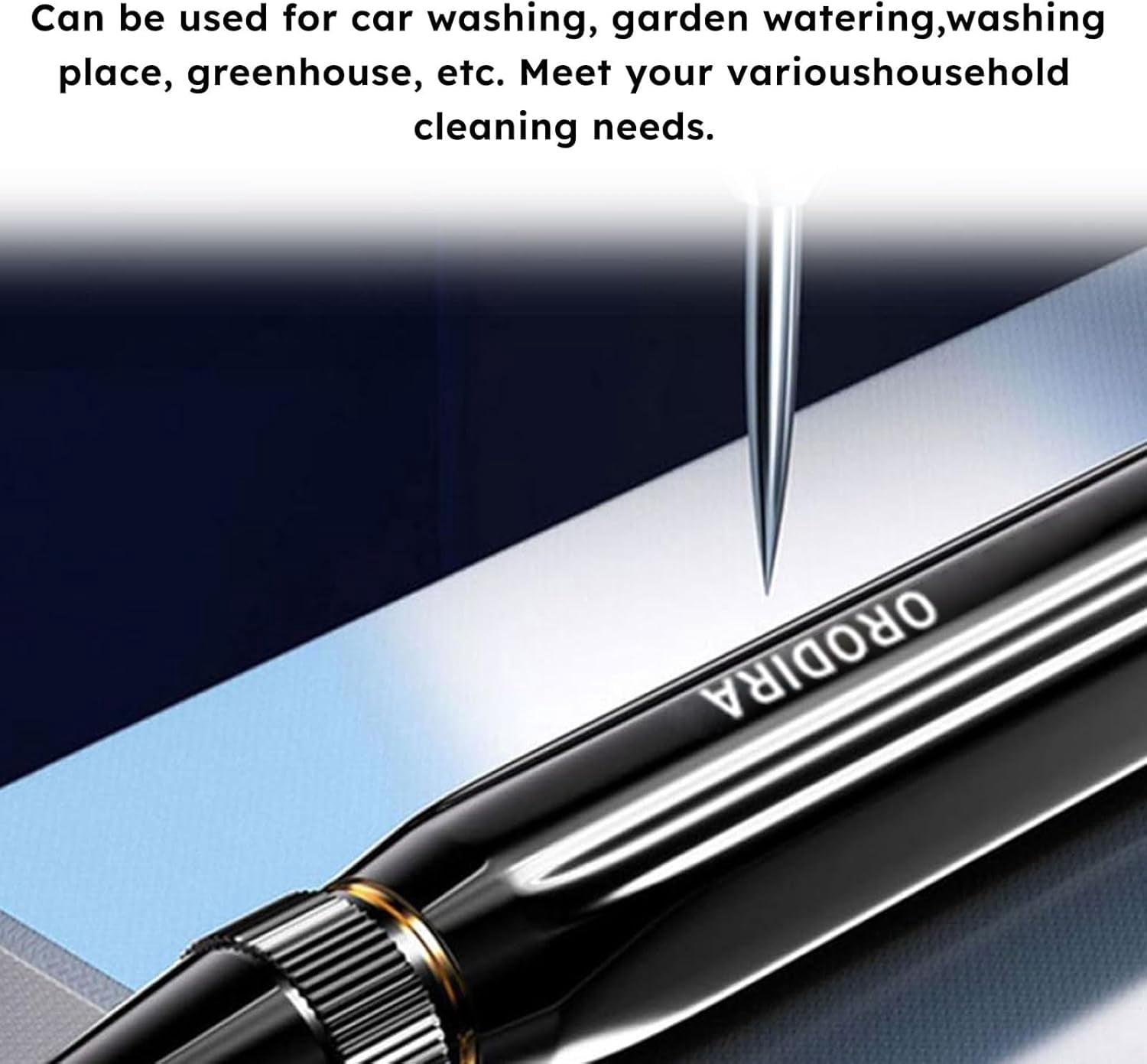 Orodira Powerful High-Pressure Home Car Wash & Garden Sprayer, High Pressure Hose Nozzle, Suitable for Watering Plants and Vegetables and Washing Cars (2PCS)
