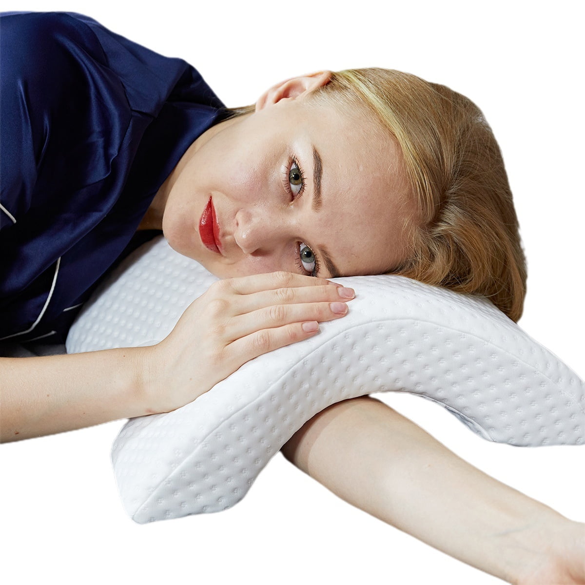 Memory Foam Neck Pillow, Desk Office Travel Soft Comfortable Siesta Pad