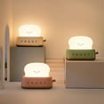 thumbnail image 1 of Creative Toast Night Light Healing Atmosphere Light Bedside Sleep Light Gift, 1 of 2