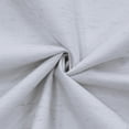 thumbnail image 4 of Thermaplus Ventura Tab Top Curtain Panel Pair Window Dressing each 78 x 84 in White, 4 of 6