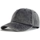 thumbnail image 2 of Gorra de béisbol de algodón lavado para hombres y mujeres Sombrero de papá de perfil bajo ajustable de estilo clásico de nieve, 2 of 4