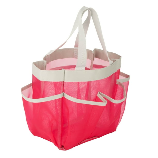Honey Can Do 6 Pocket Shower Tote, Pink