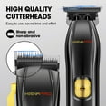 thumbnail image 2 of HIENA PRO Professional Hair Clippers and T-Blade Trimmer Kit for Men Cordless Complete Barber Kit Hair Cutting Kit with LCD Display & USB Rechargeable (Black), 2 of 10