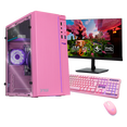 thumbnail image 1 of Xtreme PC Gaming AMD Radeon Vega Renoir Ryzen 5 5600GT 16GB SSD 500GB Monitor 23.8 WIFI Pink rosa, 1 of 6