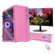 thumbnail image 1 of Xtreme PC Gaming AMD Radeon Vega Renoir Ryzen 5 5600GT 16GB SSD 500GB Monitor 23.8 WIFI Pink rosa, 1 of 6