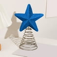 thumbnail image 6 of Yhmxh 4th of July Festive Glitter Tree Topper Star - Red White Blue Tree Topper Star for Independence Day, Tree Star Ornaments Decorative for Christmas & Valentine's Day Decor (Blue), 6 of 6