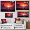 thumbnail image 4 of Designart "Amethyst Sands Desert Wanderlust III" Landscapes Framed Wall Art Decor - Global Yellow Desert Hallway Framed Wall Art Decor, 4 of 6