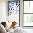 thumbnail image 3 of Blue Eucalyptus Leaves Window Privacy Film, Summer Botanical Watercolor Static Cling UV Sun Blocking Tint Film Heat Control Windows Films for Bedroom Bathroom, Window Stickers 29.5"x78.7", 3 of 8
