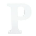 thumbnail image 2 of EGNMCR Room Decor, Home Decor Wood Wooden Letters Log Alphabet Wedding Birthday Party Home Decorations White Alphabet, 2 of 2