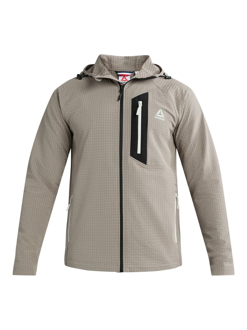 Reebok Men's and Big Men's Textured Stretch Jacket, Sizes S