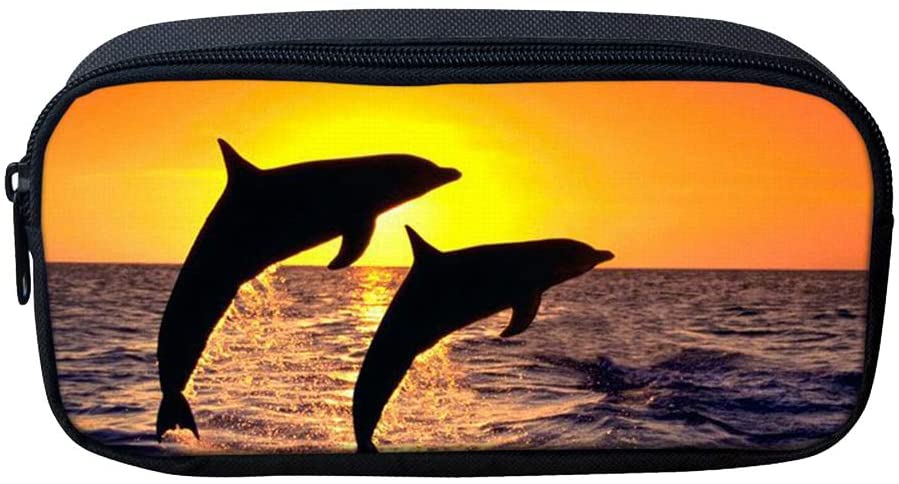Dolphin Pencil Bags for Girls Kids 