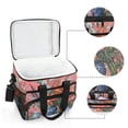 thumbnail image 6 of FORMRS Insulated Cooler Bag 24 Cans Capacity Soft Leakproof Lunch Box with Side Pockets, Orange Vibrant Flowers, 6 of 7