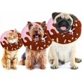 thumbnail image 5 of nipocaio Cat Recovery Collar Comfortable Recovery Collar Protective Collar Dog Collar for Cute Cats (XS,Rosa Chocolate), 5 of 5