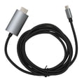 thumbnail image 1 of Cable USB C A HD, Cable De Interfaz Multimedia Tipo C A HD Carcasa De aleación De Aluminio De Transmisión Rápida Para Televisores De Alta Definición, 1 of 7