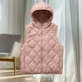 thumbnail image 7 of Ruimatai Women's Lightweight Puffer Vest Hooded Casual White Duck Down Jacket for Outdoor Winter Warmth, 7 of 7