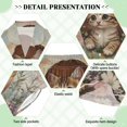 thumbnail image 5 of Women Silk Pajama Sets Causal Outings Fashion Easter Egg Cuddle Pattern Home, 5 of 7