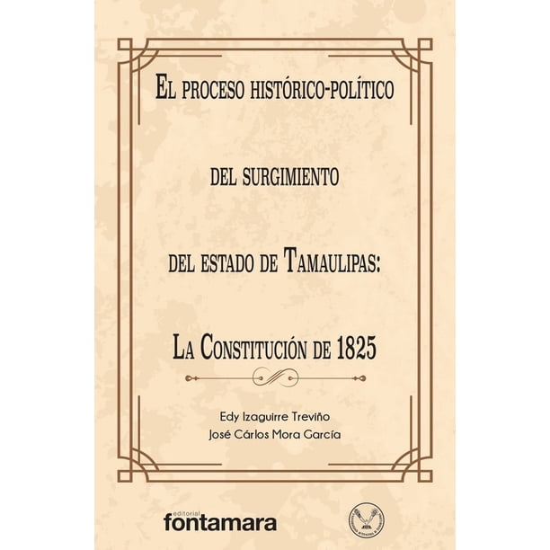 El proceso histórico-político del surgimiento del estado de tamaulipas. la constitución de 1825