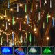thumbnail image 1 of Xihbxyly Luces Led para Fiestas de 30 Cm, Efecto Lluvia Multicolor, Decoración de Jardín Exterior, Árbol de Navidad, Iluminación para Bodas y Eventos, Ahorro de Energía, Juego de 10 Tubos, Cable de A, 1 of 7