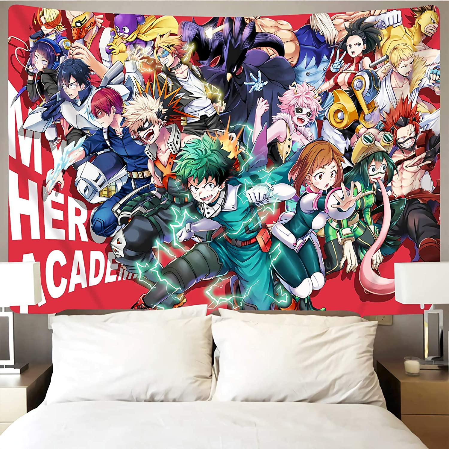 My Hero Academia Poster Anime Tapestry Birthday Theme Tapestry Can Be Hung In The Living Room Bedroom Anime Decoration 60x80 Inches My Hero Academia Tapestry Anime Wall Hanging Walmart Canada