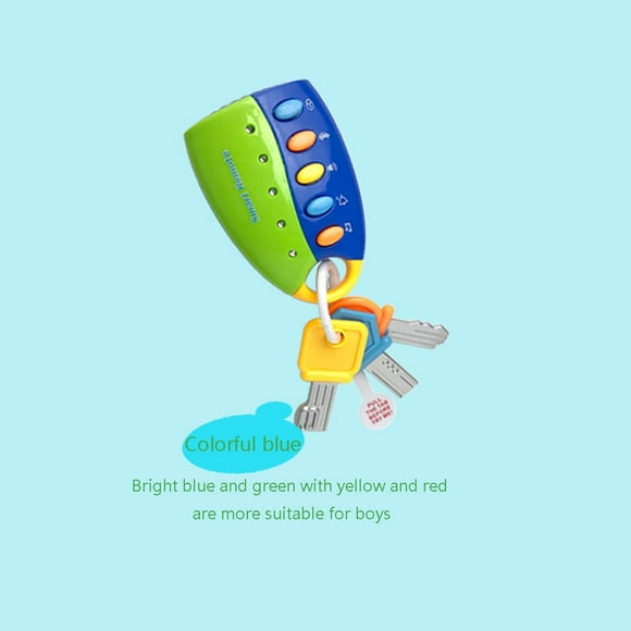 EASTIN Toy Keys For Toddlers And Baby Toys-Toy Car Keys With Keychains Light And Sound