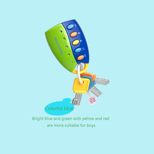 EASTIN Toy Keys For Toddlers And Baby Toys-Toy Car Keys With Keychains Light And Sound