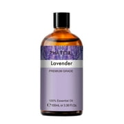 PHATOIL Lavender Essential Oils 100% Pure Natural Perfect for Skin Care, Massage, Relaxation - 3.38 fl.Oz