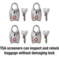 thumbnail image 3 of Candado para equipaje Master Lock 4689Q aprobado por la TSA, paquete de 4, 3 of 7