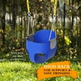 Ktaxon Kids Outdoor High Bucket Swing, Infant Toddler Seat, Blue