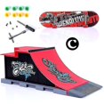 thumbnail image 1 of Finger Skateboards Skate Park Ramp Parts Deck Sport Game For Kids, 1 of 4