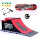 thumbnail image 1 of Finger Skateboards Skate Park Ramp Parts Deck Sport Game For Kids zhangyuxiang LED, 1 of 2