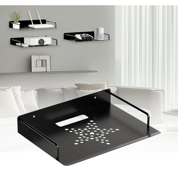 Audio-Video Shelving Projector Shelf Wall Shelf Floating Entertainment Center Shelves For Players Projector Cable Boxes Games Consoles TV Accessories