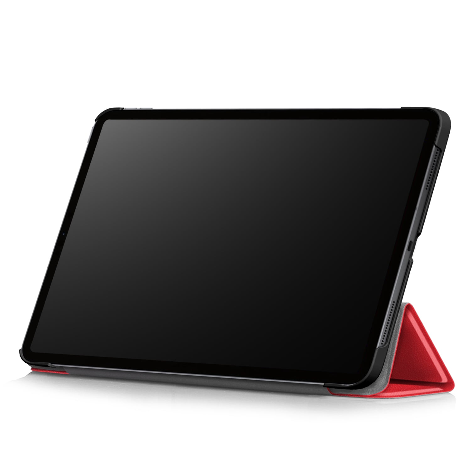 Allytech iPad Pro 11 2020 Case 2nd Generation, Slim Lightweight [Support Apple Pencil Charging] Auto Sleep Wake Trifold Stand Protective Smart Cover Case for Apple iPad Pro 11 Inch 2020 - Red