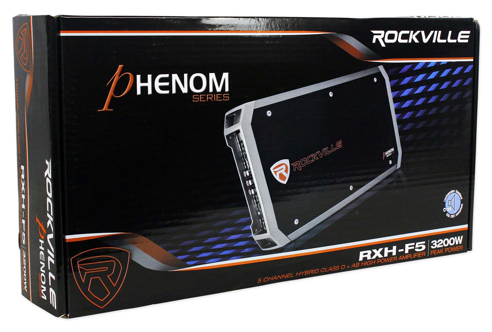 Rockville RXH-F5 3200 Watt/800w RMS 5 Channel Amplifier Car Stereo Amp Loud!