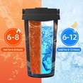 thumbnail image 5 of KLL Astronaut Helmet Reflections Pattern Stainless Steel Vacuum Insulated Tumbler - Carry Insulated Coffee Mug - Reusable Insulated Cold Brew Iced Coffee Cup Thermos, 5 of 8