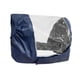 thumbnail image 2 of Funda a prueba de polvo, impermeable, transparente, resistente a la lluvia, plegable, ligera y resistente al viento. Azul oscuro, 2 of 9