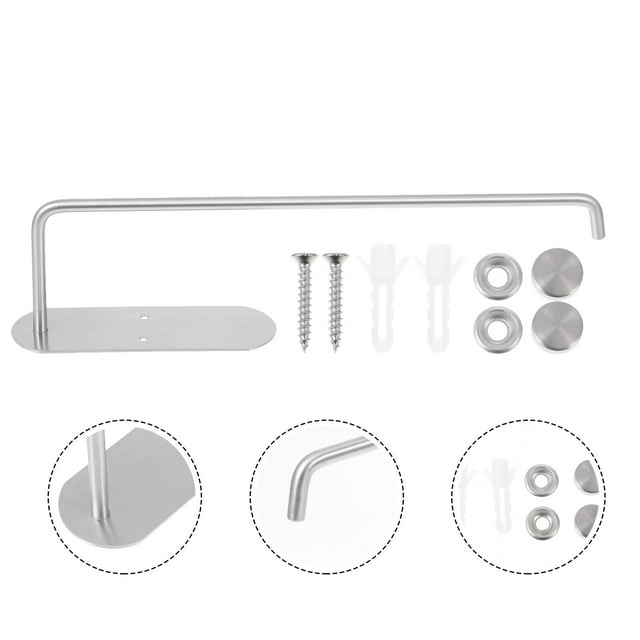 KAKOWELY Organizador De De Pared En Acero Inoxidable Para Y Cocina Color Plata