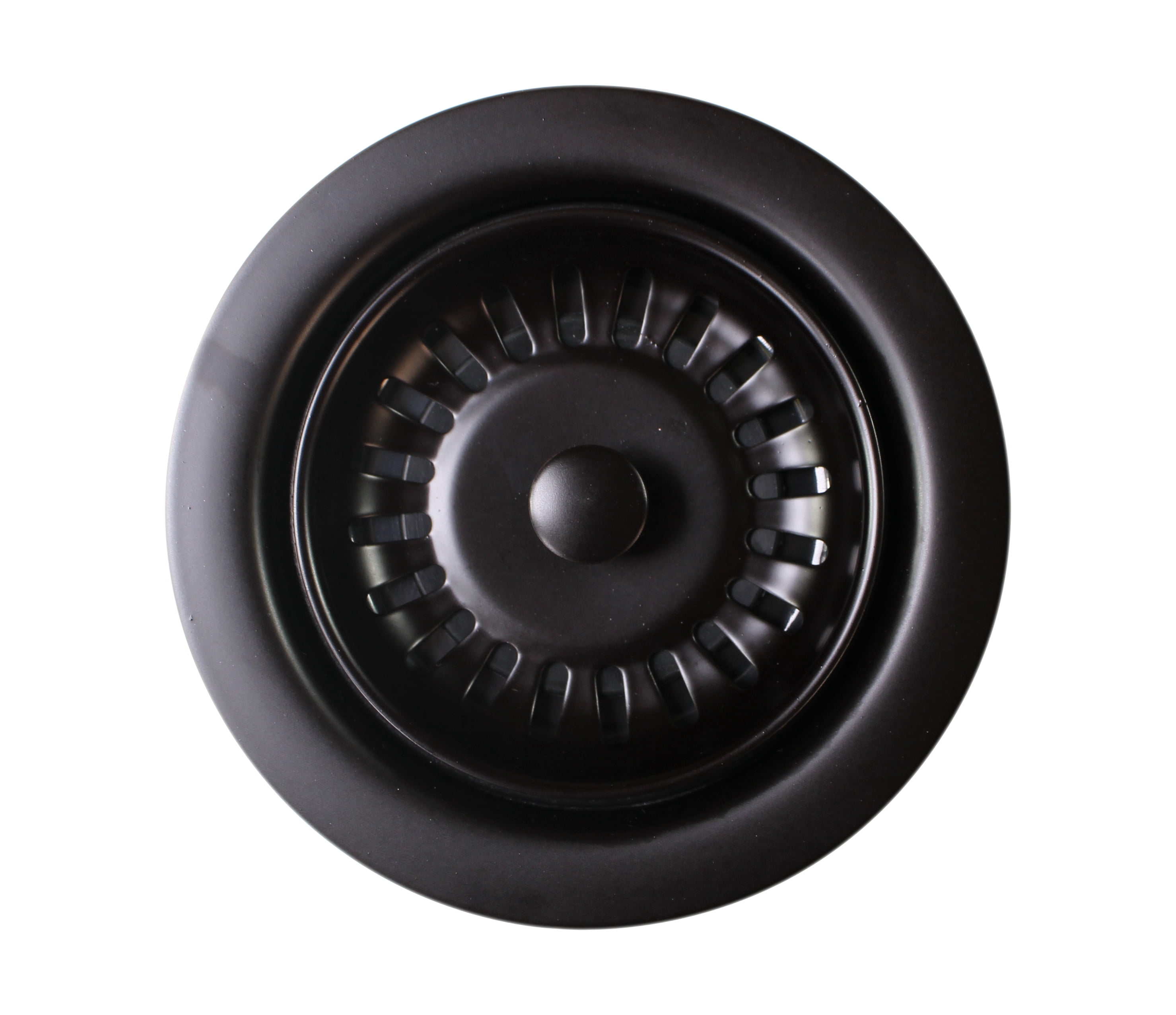 Westbrass Extra-Deep Collar Waste Disposal Flange & Strainer Stopper, Oil Rubbed Bronze