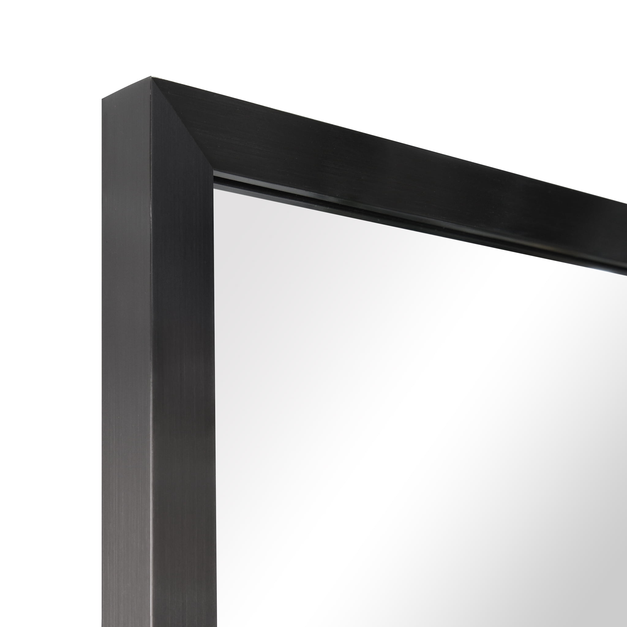 Empire Art Direct Contempo Stainless Steel Gold Wall Mirror Brushed Black 20" x 30" Black