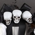 thumbnail image 4 of Colgador de puerta Guirnalda de la puerta delantera de Halloween Flor de rosa artificial Cabeza de calavera Bowknot Guirnalda colgante para la pared Fiesta de Halloween Decoración de la casa embrujad Irfora Colgador de puerta, 4 of 7