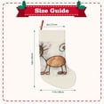 thumbnail image 3 of Lsque Brown Cat Cartoon Pattern 18 Inch Christmas Stockings, Festive Holiday Stocking for Christmas Decorations Holiday Decor, 3 of 7