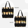 thumbnail image 2 of Easygdp Hello Spring Sunflower Gnomes Bolsa Tote para Mujer, Bolso de Hombro para Trabajo, Playa, Viajes, Compras y Supermercado, 2 of 7