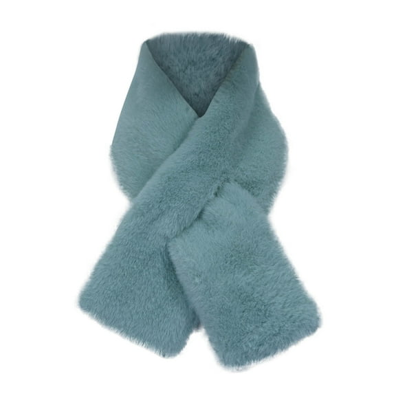 Ahabrexf Children's Solid Color Warm Scarf With Thick Thickness