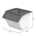 thumbnail image 2 of livinbox MHB Patented Pelican Series Stackable Storage Bins Cubes Containers Box, 2 of 7