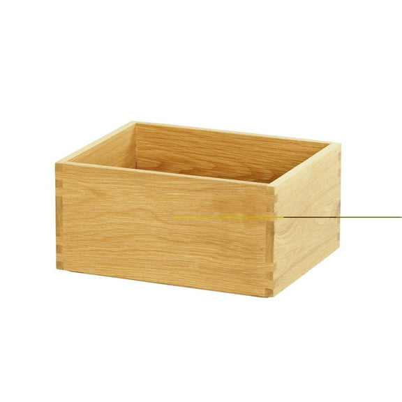 Cal Mil Sydney Oak Tray, 10 inch Width x 12 inch Depth x 6 inch Height
