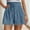 Blue, variant on Aloohaidyvio Womens Summer Shorts Wide Leg Casual Loose High Waist Drawstring Shorts with Pockets